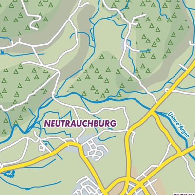 Übersichtsplan Isny im Allgäu