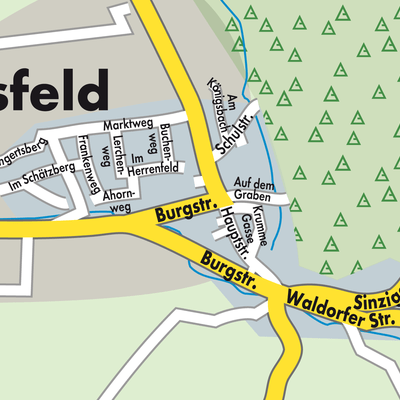 Stadtplan Königsfeld