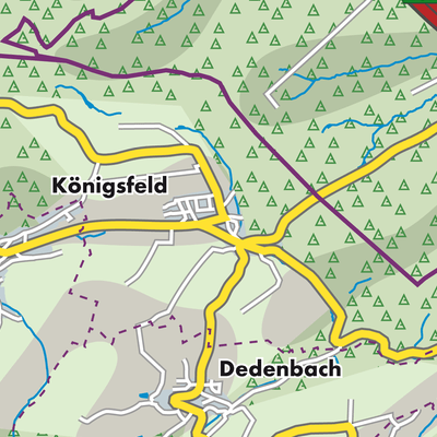 Übersichtsplan Königsfeld