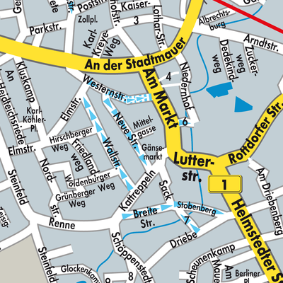 Stadtplan Königslutter am Elm
