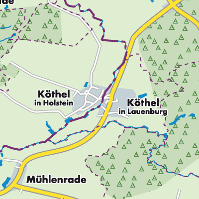 Übersichtsplan Köthel