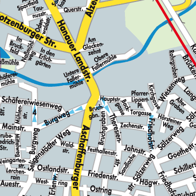 Stadtplan Kahl am Main