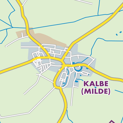 Übersichtsplan Kalbe (Milde)