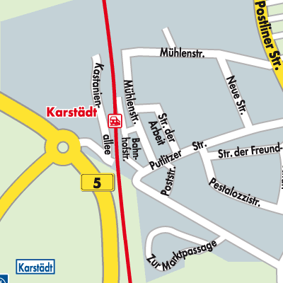 Stadtplan Karstädt