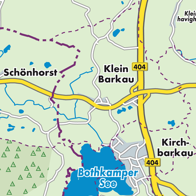 Übersichtsplan Klein Barkau