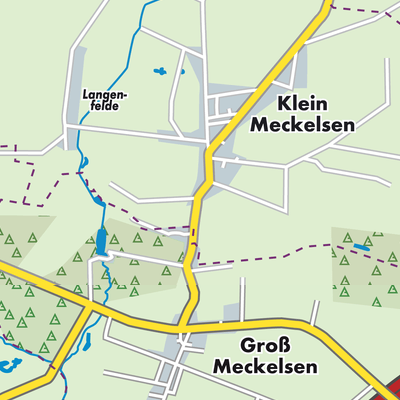 Übersichtsplan Klein Meckelsen