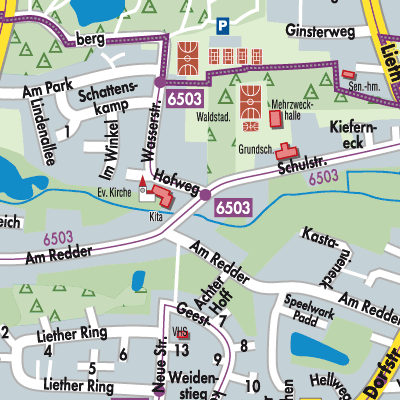 Stadtplan Klein Nordende