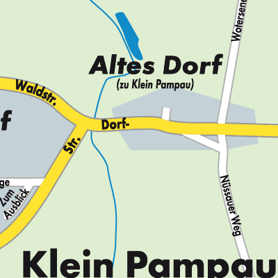 Stadtplan Klein Pampau
