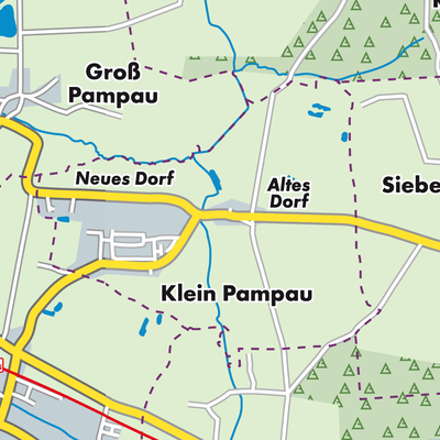Übersichtsplan Klein Pampau