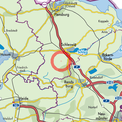 Landkarte Klein Rheide