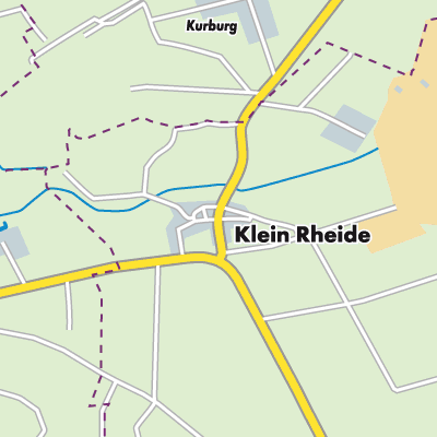 Übersichtsplan Klein Rheide