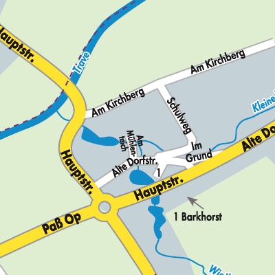 Stadtplan Klein Wesenberg