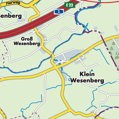 Übersichtsplan Klein Wesenberg
