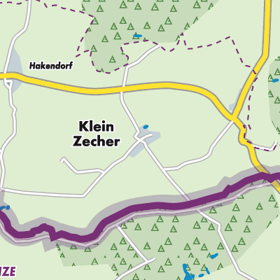 Übersichtsplan Klein Zecher