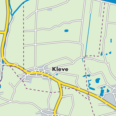 Übersichtsplan Kleve