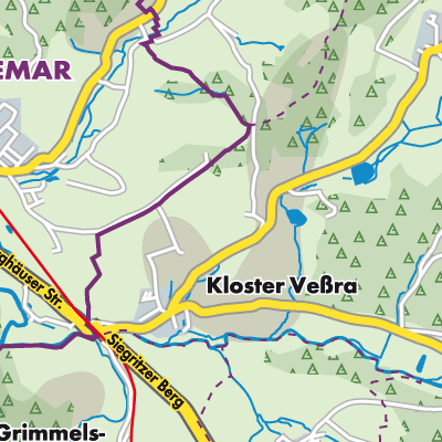 Übersichtsplan Kloster Veßra