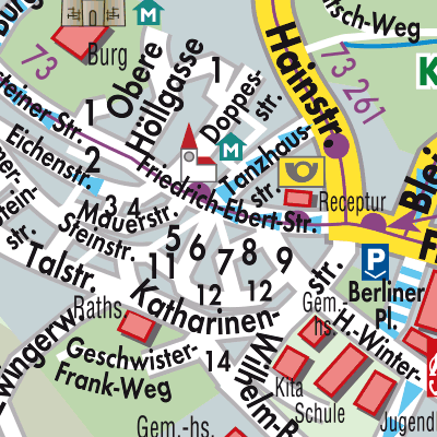 Stadtplan Kronberg im Taunus