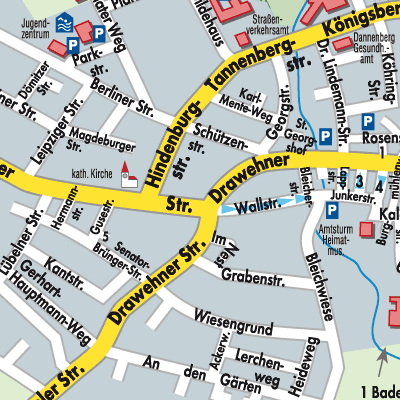 Stadtplan Lüchow