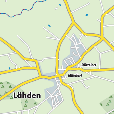 Übersichtsplan Lähden