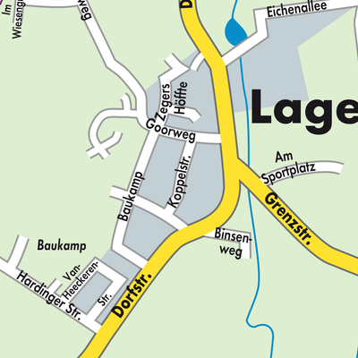 Stadtplan Lage