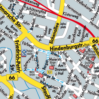 Stadtplan Lage