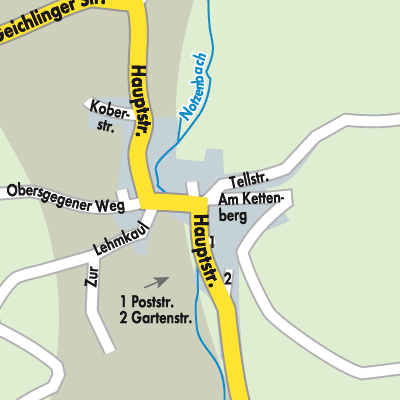 Stadtplan Lahr