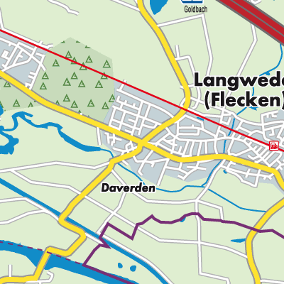 Übersichtsplan Langwedel