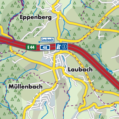 Übersichtsplan Laubach