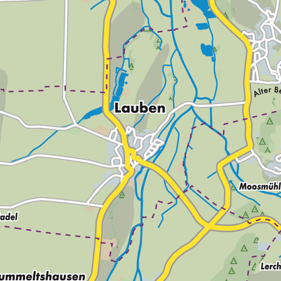 Übersichtsplan Lauben