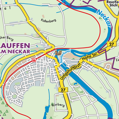 Übersichtsplan Lauffen am Neckar