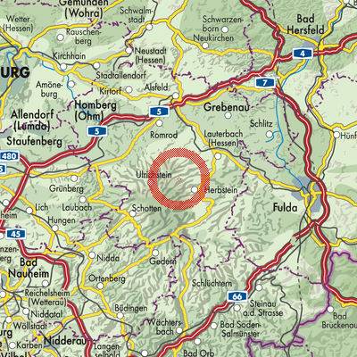 Landkarte Lautertal