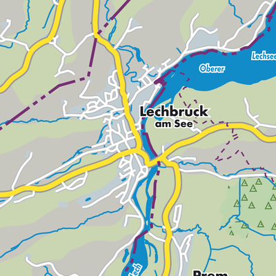 Übersichtsplan Lechbruck am See