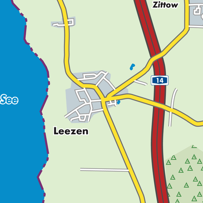 Übersichtsplan Leezen