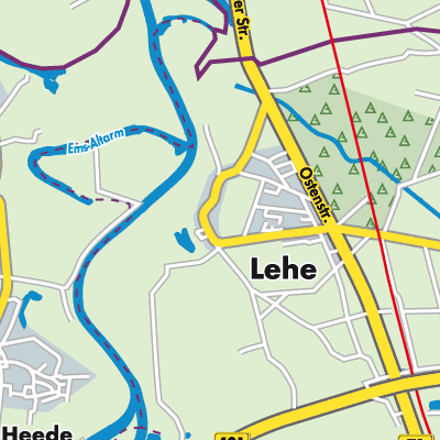Übersichtsplan Lehe