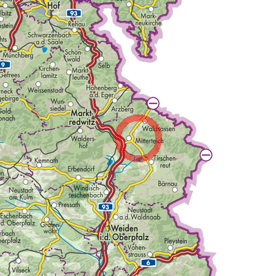 Landkarte Leonberg