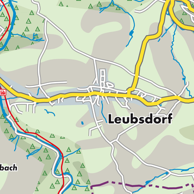 Übersichtsplan Leubsdorf
