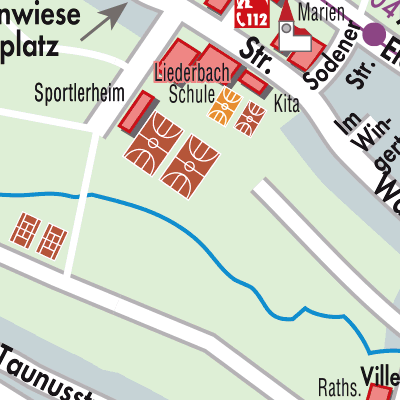 Stadtplan Liederbach am Taunus