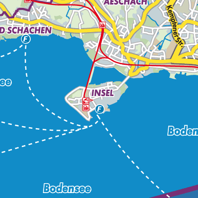 Übersichtsplan Lindau (Bodensee)