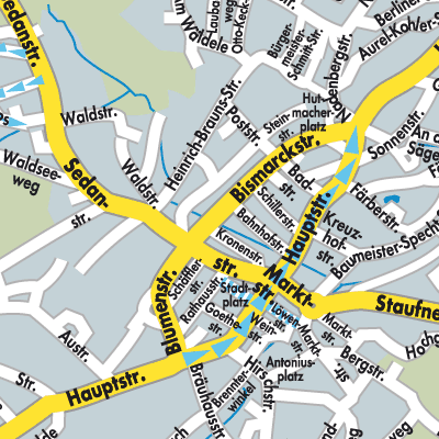 Stadtplan Lindenberg im Allgäu