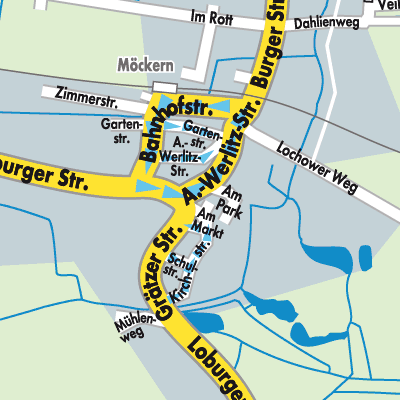 Stadtplan Möckern