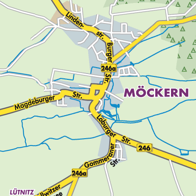 Übersichtsplan Möckern