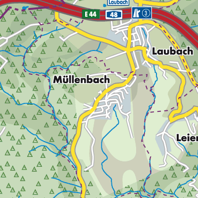 Übersichtsplan Müllenbach