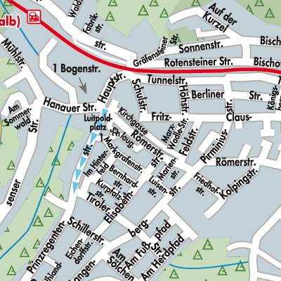 Stadtplan Münchweiler an der Rodalb