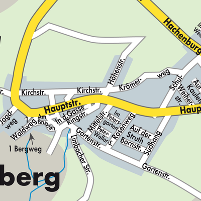 Stadtplan Malberg