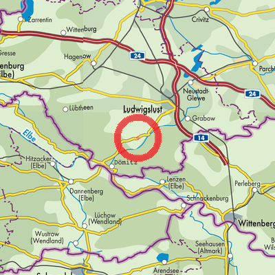 Landkarte Malk Göhren