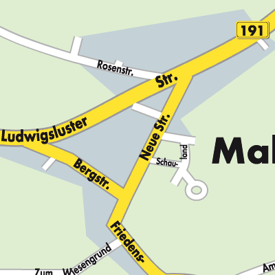 Stadtplan Malk Göhren
