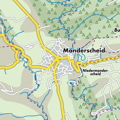 Übersichtsplan Manderscheid