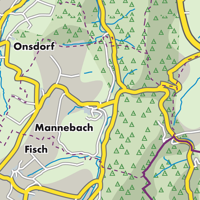Übersichtsplan Mannebach