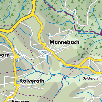 Übersichtsplan Mannebach