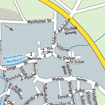 Stadtplan Markt Berolzheim